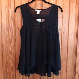 Bella du Jour. black shirt